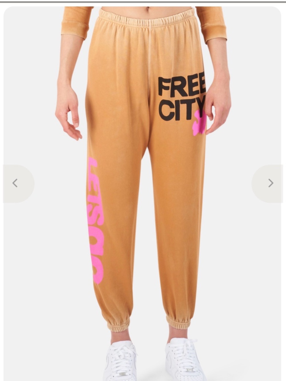 FREE CITY OG Let’s Go Sweatpants in Clay